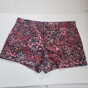 GAP Floral Shorts Size 2 Blue Pink Tropical Summer Vacation